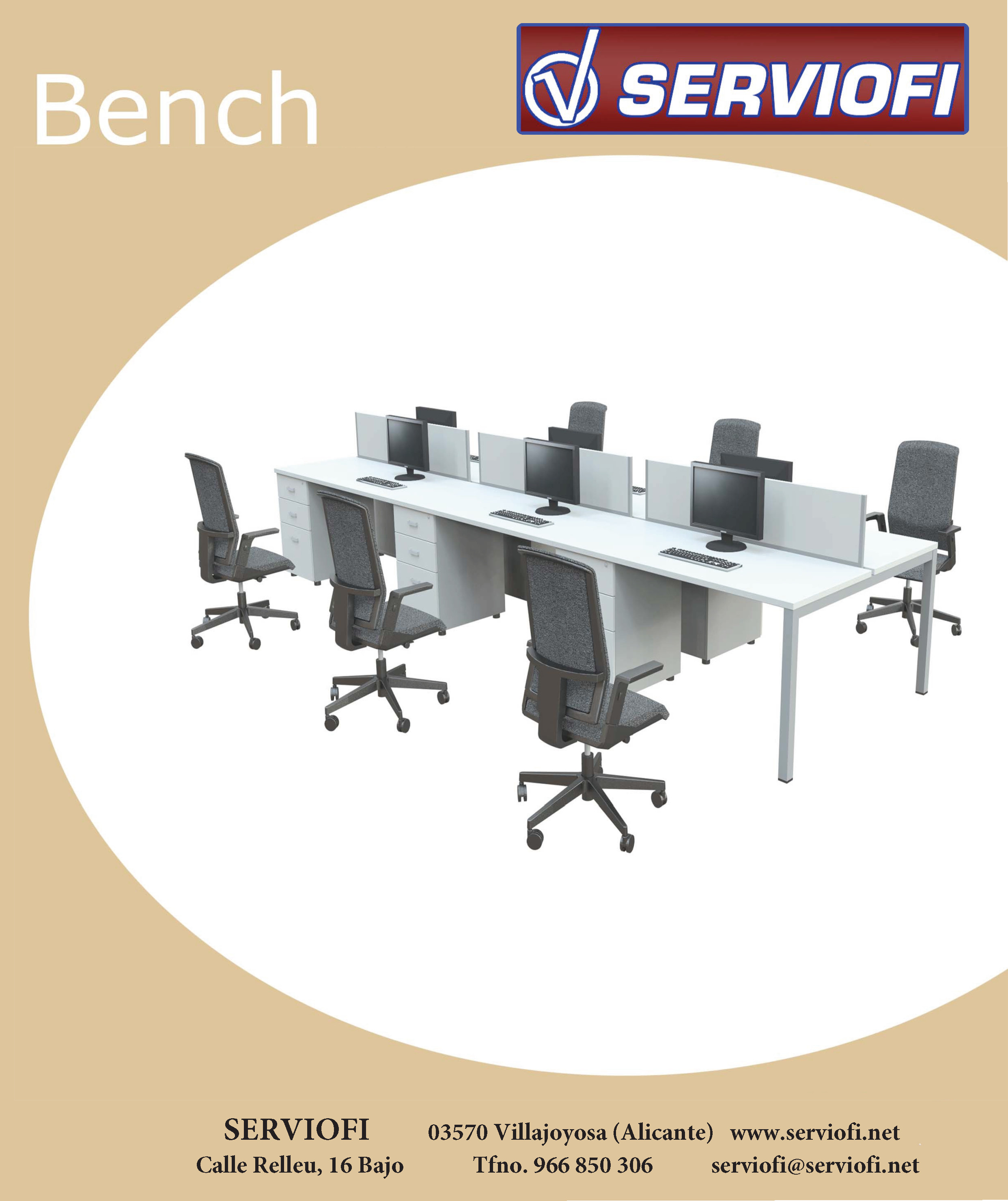 Cat&aacute;logo Muebles Bench